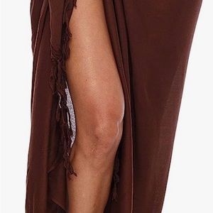 New in bag, brown sarong